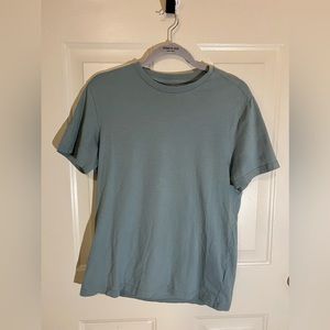 H&M Regular Fit T-shirt Soft Cotton Men’s Size Medium Green Teal